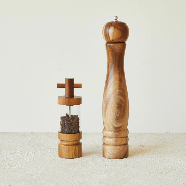 Salt and Pepper ShakerAcacia Wood & Acrylic Salt/Pepper Mill