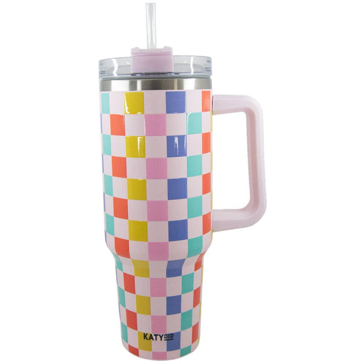 Checkered 40oz Tumbler