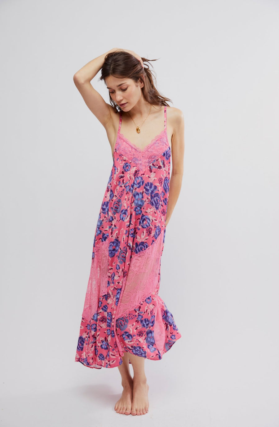 Free People Slip DressFirst Date Printed Maxi Slip | Free People