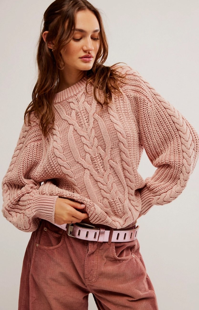 Free People SweaterFRANKIE CABLE SWEATER