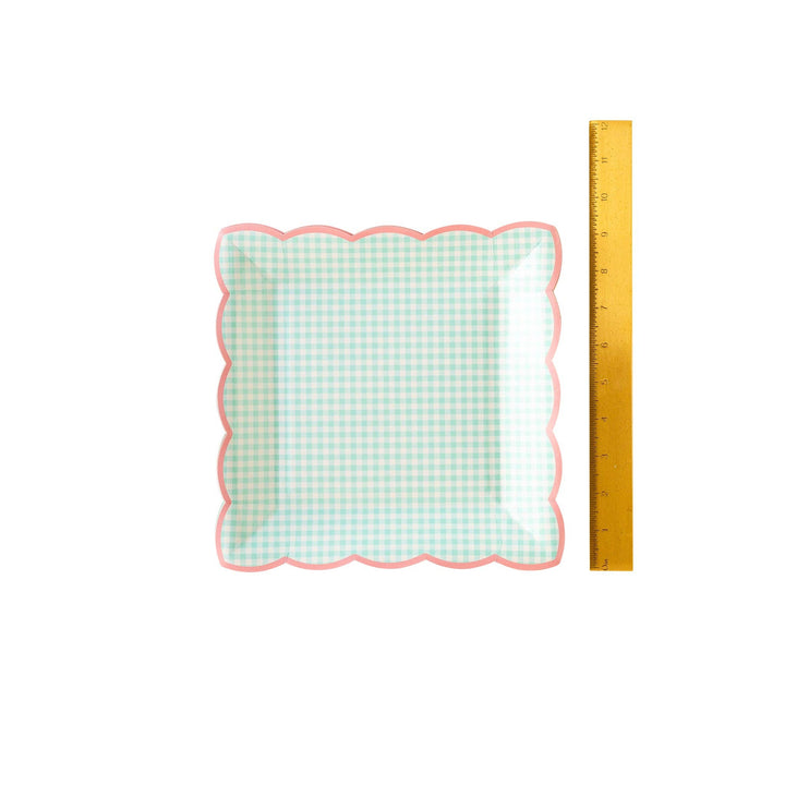 Paper PlatesGingham Plate Set