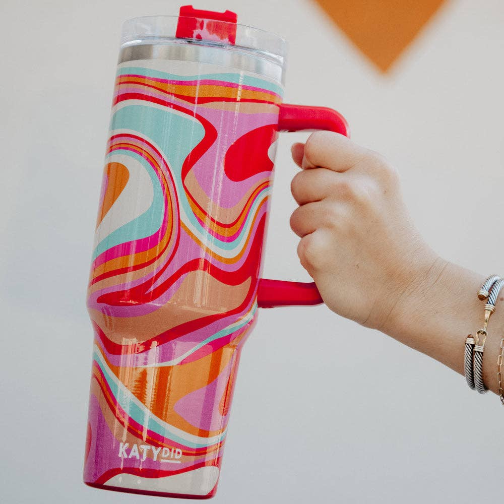 Groovy Swirl 40oz Tumbler