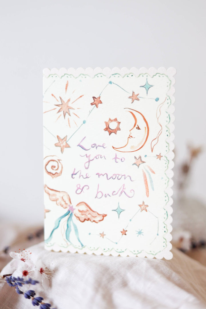 CardsLove you to the Moon & Back Card