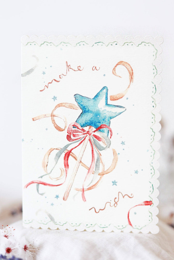 CardsMake a Wish Scalloped Card