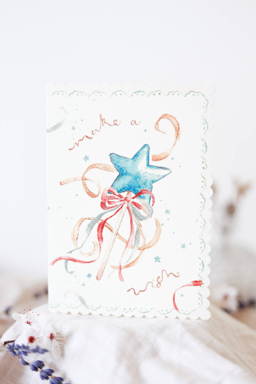 CardsMake a Wish Scalloped Card