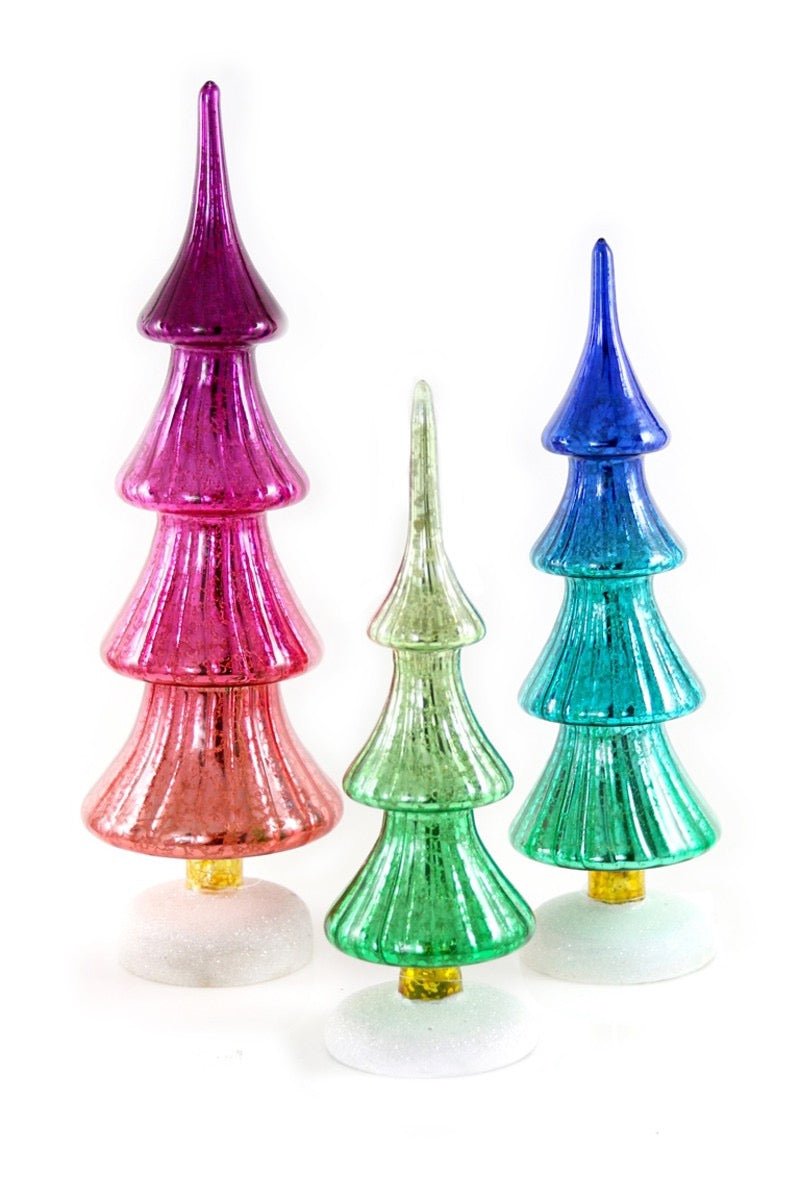 Holiday DecorOmbre Glass Trees