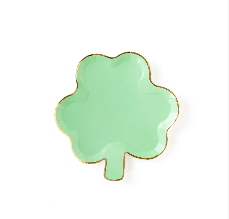 PlatesPastel Clover Shaped Plates