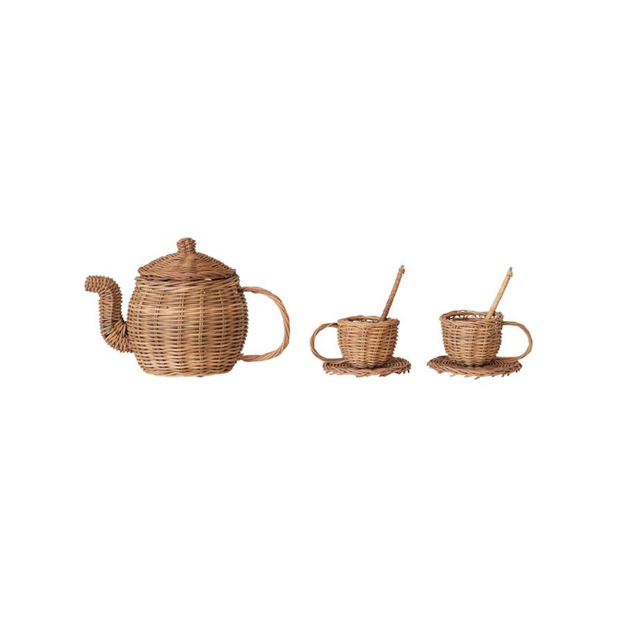 Kids ToysRattan Tea Toy Set