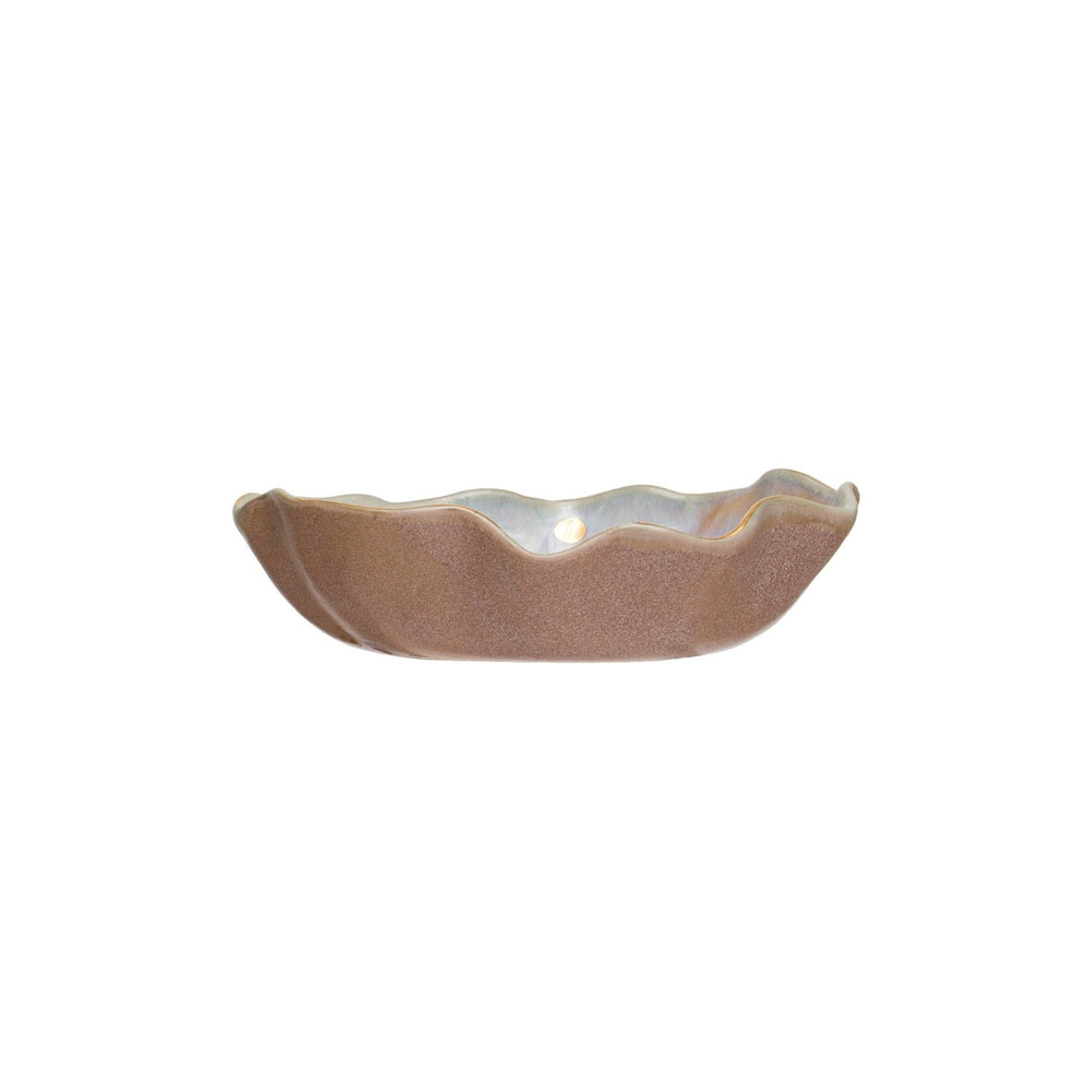 Home DecorStoneware Fluted Dish