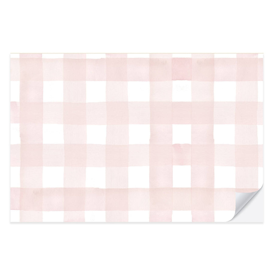 PlacematBlush Gingham Placemat Pad