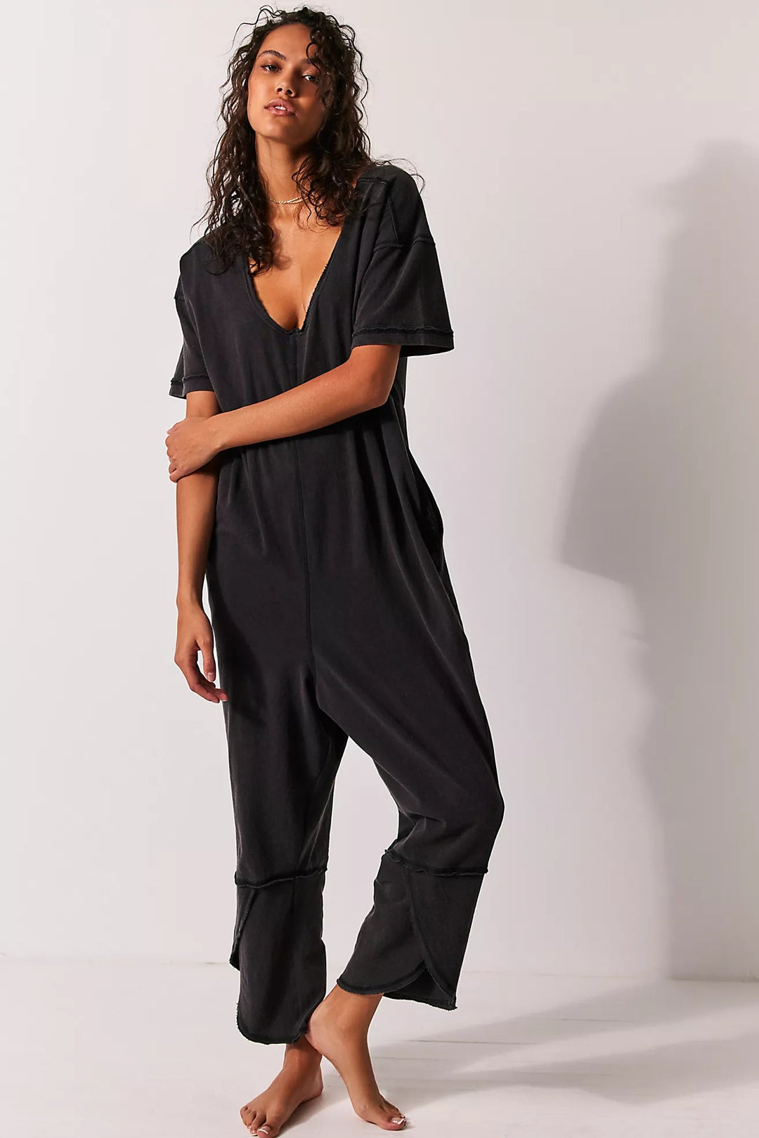 Free People JumpsuitGood Side Romper | Free People