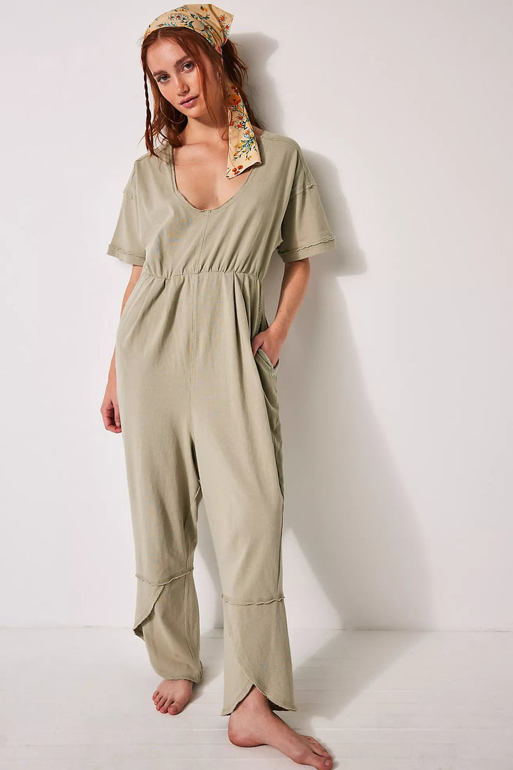 Free People JumpsuitGood Side Romper | Free People