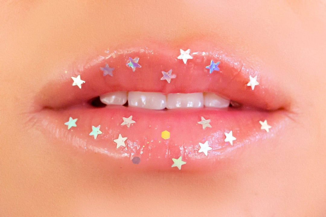 Beauty + WellnessKissing Glitter Lip Gloss Rose