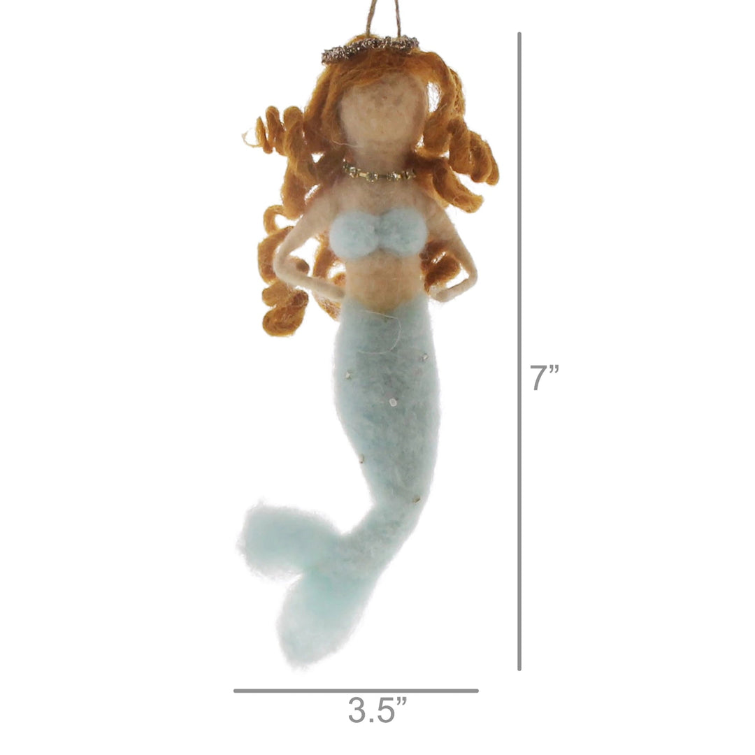 Christmas OrnamentMermaid Blue Ornament