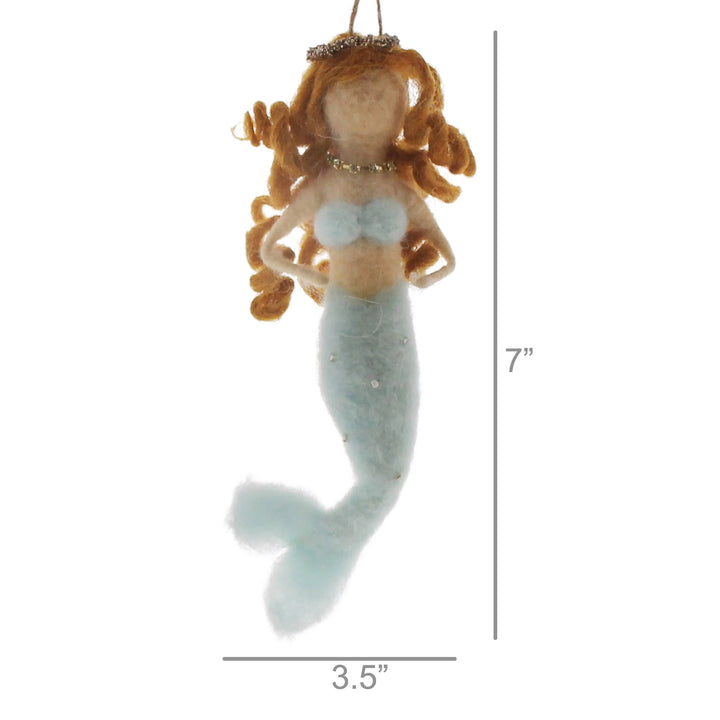 Christmas OrnamentMermaid Blue Ornament