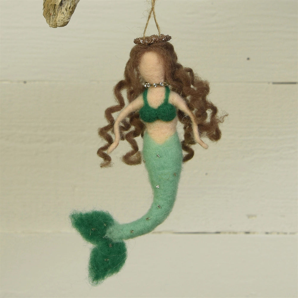 Christmas OrnamentMermaid Green Ornament