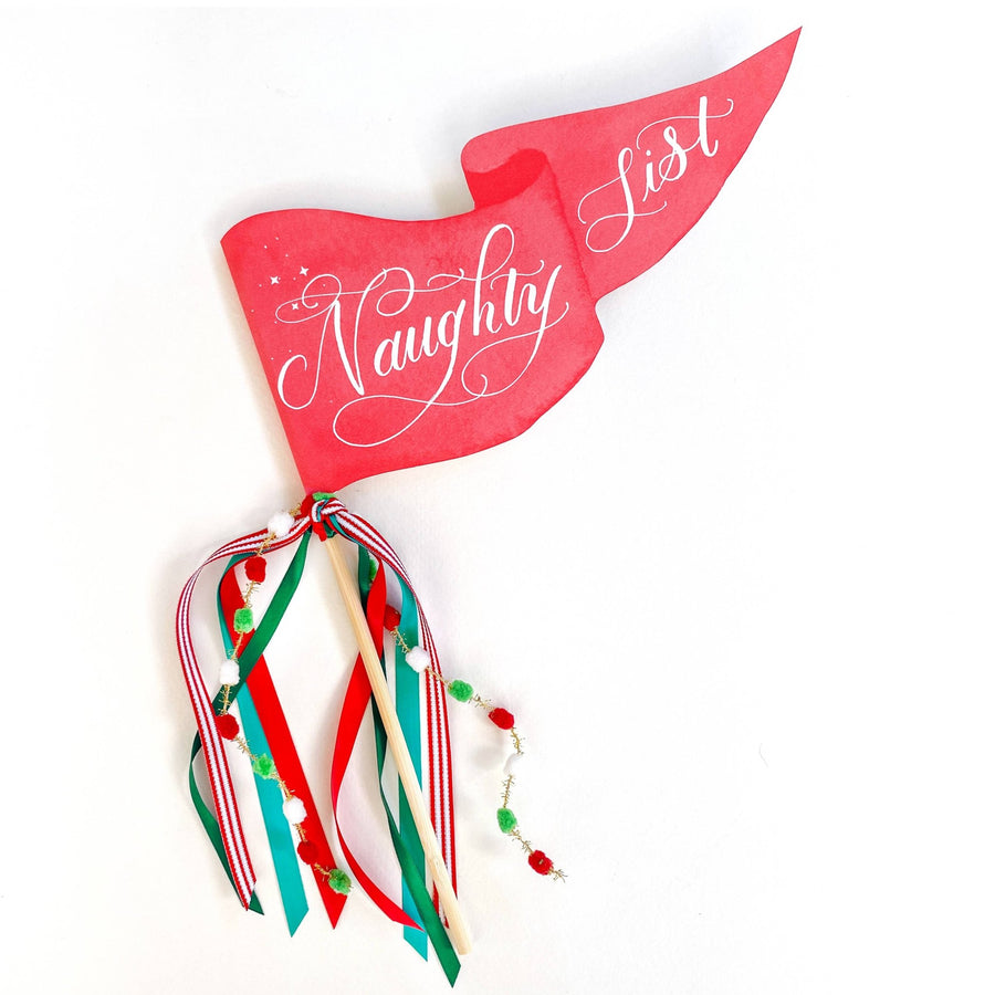 Party SuppliesNaughty List Party Pennant