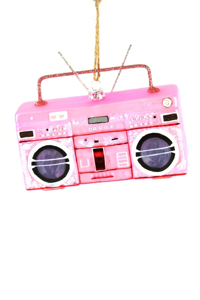 Holiday OrnamentsPink Boombox ornament