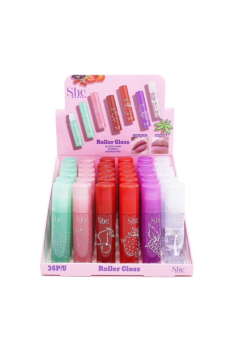 Beauty + WellnessShe Fruity Roller Lip Gloss