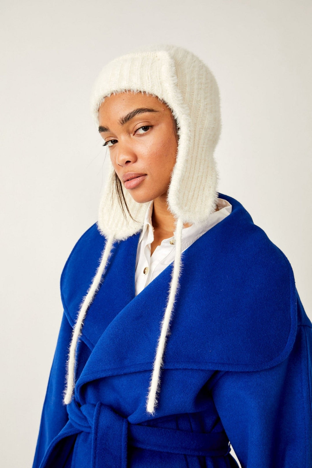 HatTimber Fuzzy Knit Trapper | Free People