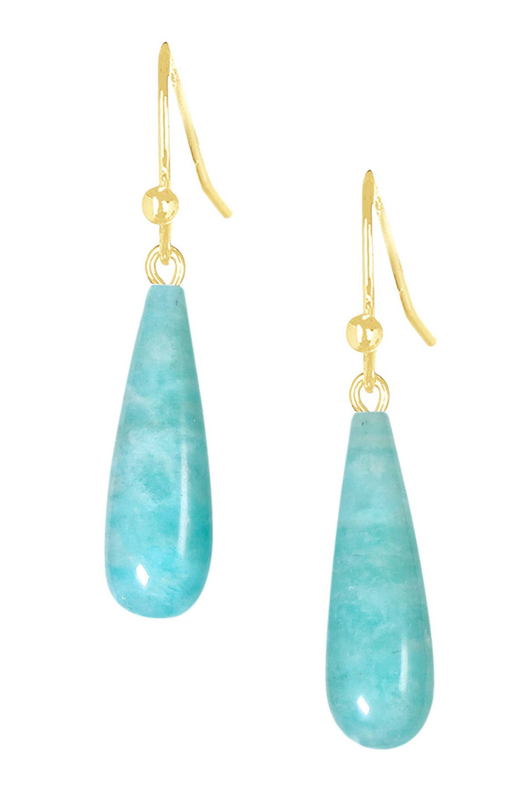 EarringsVermeil & Amazonite Drop 14k Earrings